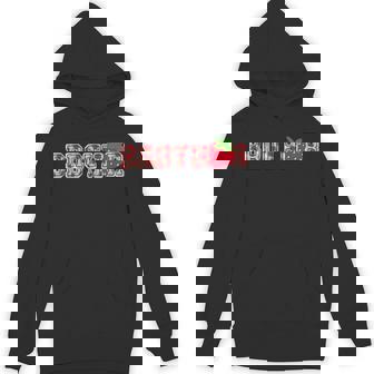 Brother Strawberry First Birthday Family Strawberry Hoodie | Mazezy