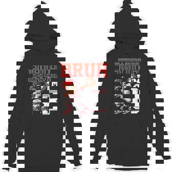 Bruh I'm 8 Baseball 8Th Bday Party 8 Years Old Hoodie - Thegiftio UK
