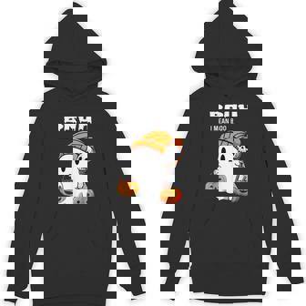 Bruh I Mean Boo Boo Ghost Pumpkin Spooky Halloween Unisex Hoodie - Monsterry