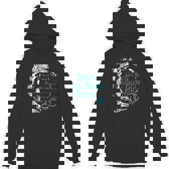 Bunco Salty Lil Bunco Bitch Mermaid Retro Vacation Beach Unisex Hoodie - Monsterry