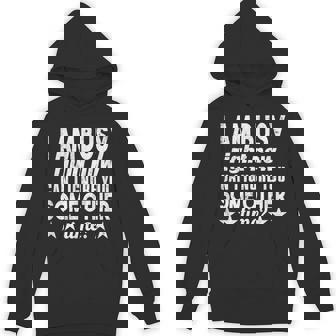 I Am Busy Right Now Can I Ignore You Some Other Time Unisex Hoodie - Monsterry