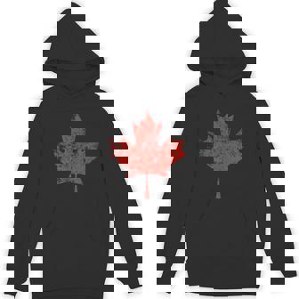 Canada Flag Vintage Maple Leaf Canadian Men Hoodie - Monsterry