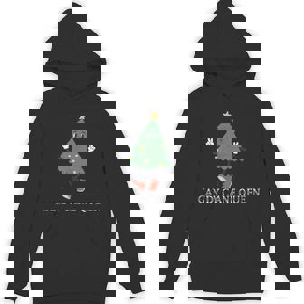 Candy Cane Queen Festive Holiday Spirit Unisex Hoodie - Monsterry