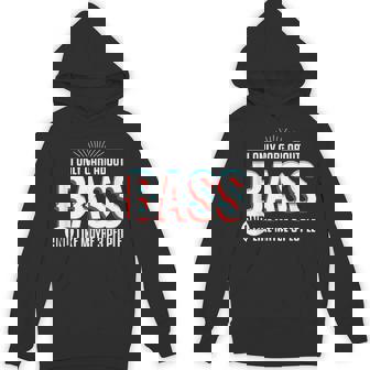 I Only Care And Obsessed About Bass Music Lover Unisex Hoodie - Monsterry