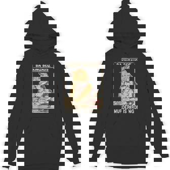 Cat Baker Quote Baking Because Murder Is Wrong Cool Unisex Hoodie - Monsterry