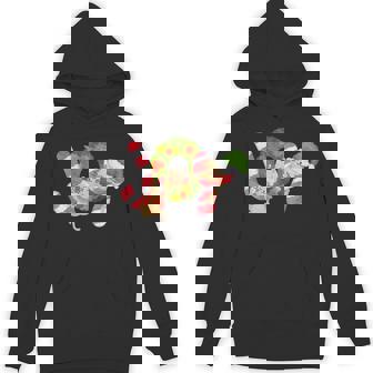 Cat Christmas Wreath Joy Unisex Hoodie - Monsterry