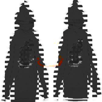 Cat Fall Season Autumn Leaves Cat Lover Unisex Hoodie - Monsterry