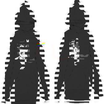Cat Love Gay And Lesbian LGBT Pride Unisex Hoodie - Monsterry