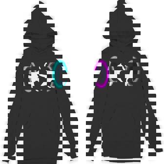 Cat Portal Cat Time Travel Science Cat Physics Cat Unisex Hoodie - Monsterry