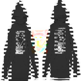 Cat Ramen Japanese Cat Kawaii Cat Anime Hoodie - Seseable