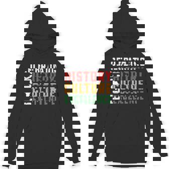 Celebrating Black History Culture Excellence Hoodie - Thegiftio