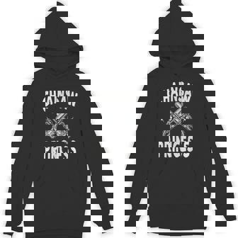 Chainsaw Princess Scary Horror Movie Halloween Unisex Hoodie - Monsterry
