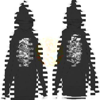 Charming Cottagecore Aesthetic Banjo Serenade Dachshund Unisex Hoodie - Monsterry