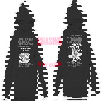 Chasing Chickens Is My Cardio Farmer Farming Animals Chicken Unisex Hoodie - Monsterry