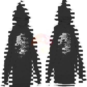 Cherry Blossom Taoism Yin Yang On Zen Taijitu Yin Yang Unisex Hoodie - Monsterry