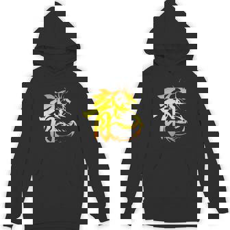 Chinese Dragon Writing Calligraphy Chinese New Year Dragon Unisex Hoodie - Monsterry