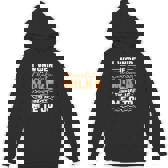 Chocolate Shake i Wonder If Chocolate Milk Loves Me Too Unisex Hoodie - Monsterry