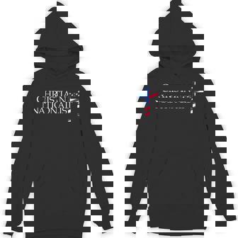 Christian Nationalist American Flag Cross Faith Unisex Hoodie - Monsterry