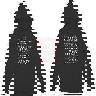 Christmas Alphabet Candy Cane Teachers Students Candy Cane Unisex Hoodie - Monsterry