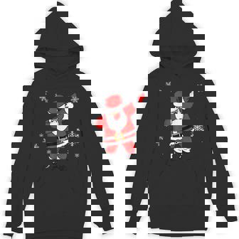 Christmas Santa Claus Holiday Snow Dance Dabbing Santa Unisex Hoodie - Monsterry