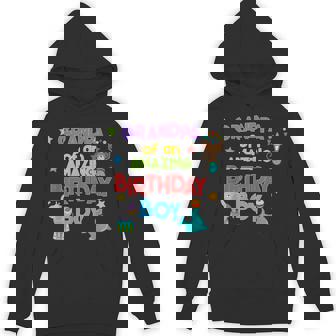 Circus Birthday Grandpa Of An Amazing Birthday Boy Unisex Hoodie - Monsterry
