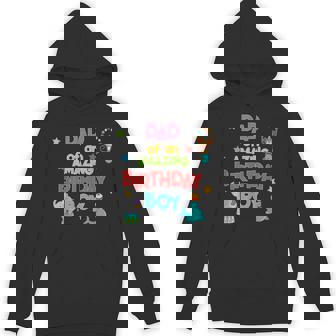 Circus Birthday Party Dad Of An Amazing Birthday Boy Unisex Hoodie - Monsterry