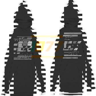 Classic 1977 Original Vintage Birthday Est 1977 Edition Unisex Hoodie - Monsterry