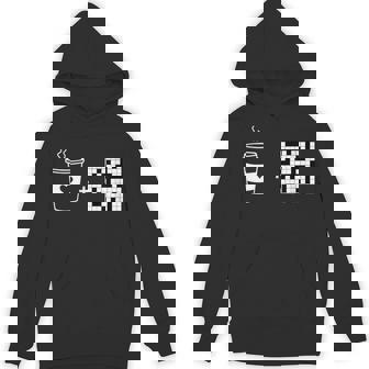 Coffee And Crosswords Tee Crossword Puzzle Day Tee Unisex Hoodie - Monsterry