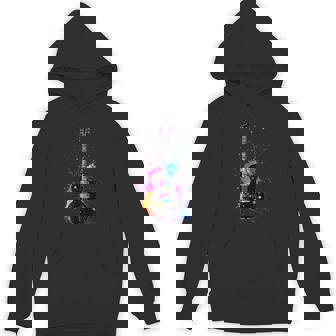 Colorful Guitarist Guitar Music Lover Hoodie | Seseable CA