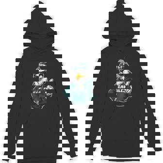 Cool Face Eagles With Sunglasses Graphic Eagles Flying Bird Hoodie - Thegiftio