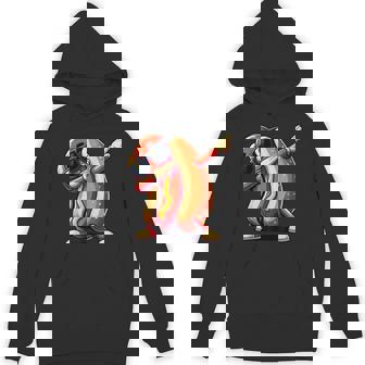 Cool Hot Dog Dabbing Fast Food Hotdog Lovers Toddler Hoodie - Seseable