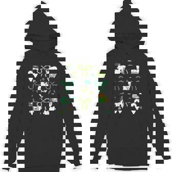 Coquette Bow Dental Squad St Patrick's Day Dental Hygienist Hoodie | Mazezy
