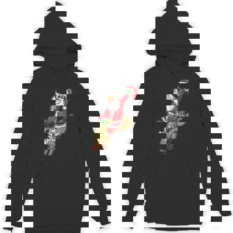 Cowboy Santa Xmas Reindeer Rodeo Christmas In Texas Unisex Hoodie - Monsterry