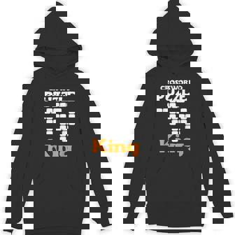 Crossword Puzzle King Design Puzzles Crossword Unisex Hoodie - Monsterry