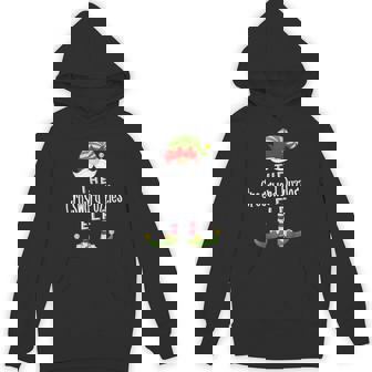 Crossword Puzzles Elf Group Christmas Pajama Party Unisex Hoodie - Monsterry