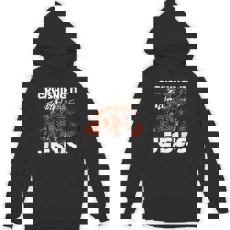 Crushing It With Jesus Christian Faith Monster Trucks Unisex Hoodie - Monsterry