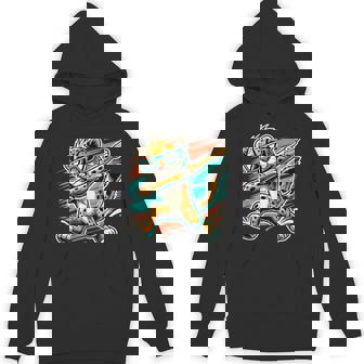 Dabbing Cheetah Wear Glasses Cute Cheetah Animal Hoodie - Monsterry