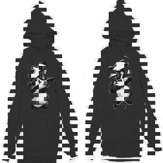 Dabbing Panda With Sunglasses Cool Panda Dab Dance Unisex Hoodie - Monsterry