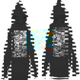 Dachshund Starry Night Sky Dachshund Unisex Hoodie - Monsterry