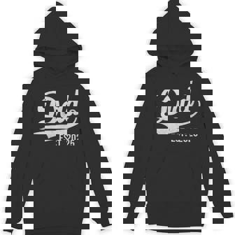 Dad Est 2025 Logo Expect Baby New Dad 2025 Hoodie - Thegiftio