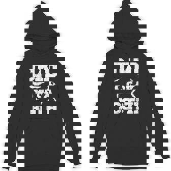 Dad Of Both Gymnastics Baseball Dad Hoodie - Monsterry