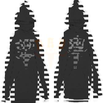 Dad Skull Second Birthday Boy Western Rodeo Family Matching Hoodie - Thegiftio