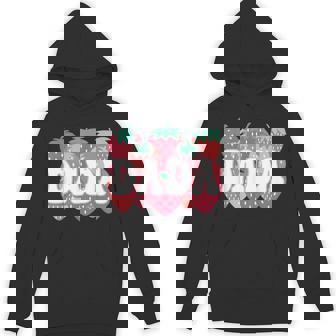 Dada Of The Berry First Birthday Strawberry Family Matching Hoodie - Seseable