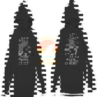 Daddyzilla Father Of Monsters Vintage Dad Fathers Day Hoodie - Seseable
