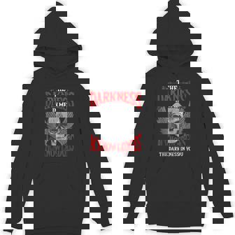 The Darkness In Me Acknowledges The Darkness Goth Skull Art Tank Top Unisex Hoodie - Monsterry