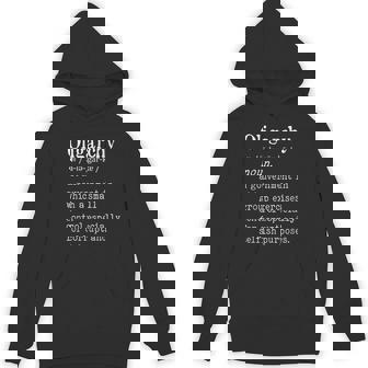 The Definition Of Oligarchy Hoodie | Seseable UK