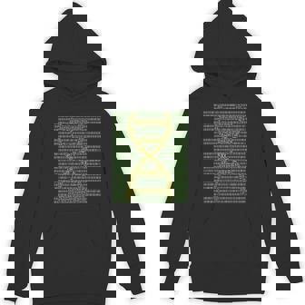 DNA Double Helix Matrix Computer Program Science Unisex Hoodie - Monsterry