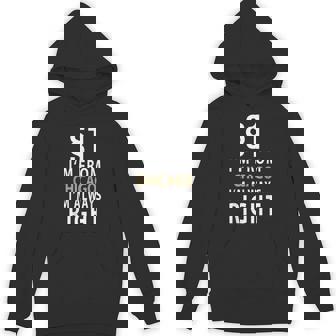 $1 I'm From Chicago I'm Always Right Chicago City Of Chicago Unisex Hoodie - Monsterry