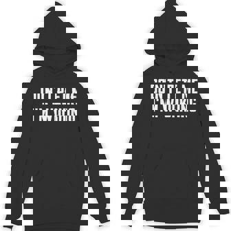Don't Pet Me I'm Working Pet Lover Unisex Hoodie - Monsterry