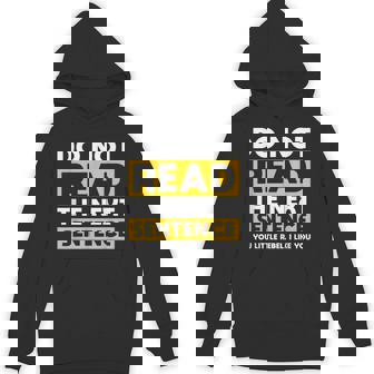 Dont Read The Next Sentence Little Rebel Reading Unisex Hoodie - Monsterry